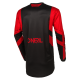 Мотокрос блуза O`NEAL ELEMENT RACEWEAR BLACK/RED V.24