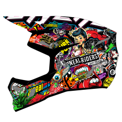 Мотокрос каска O'NEAL 3SERIES CRANK MULTI V.24