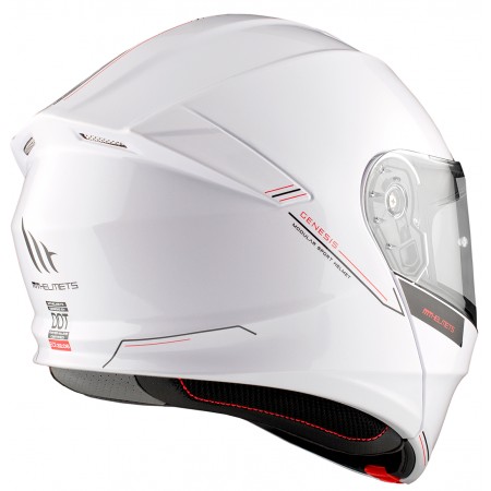 Модуларна каска MT GENESIS A0 GLOSS WHITE Модуларна каска MT GENESIS A0 GLOSS WHITE