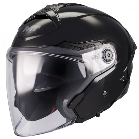 Скутер каска MT COSMO SV PURE A1 BLACK GLOSS