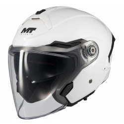 Скутер каска MT COSMO SV PURE A0 WHITE GLOSS