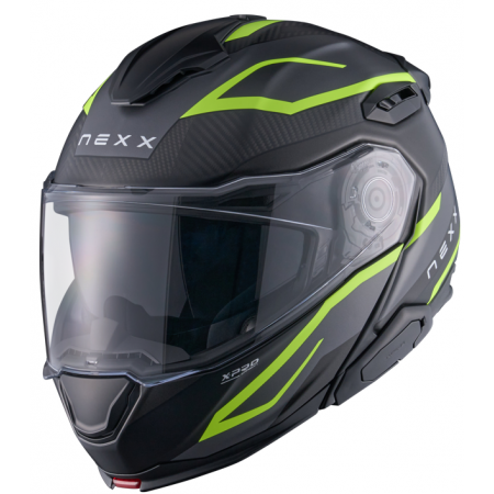 Каска NEXX X.LIFETOUR FLIP UP PRO MILE NEON GRAY