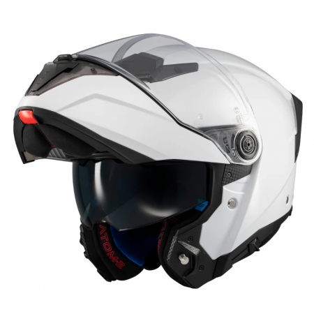 Отваряема каска MT ATOM 2 SV PURE A0 WHITE GLOSS