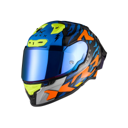 Каска NEXX X.R3R ZIGER ORANGE/BLUE