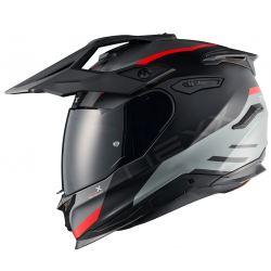 Адвенчър каска NEXX Y.TRAVL QUEST BLACK RED