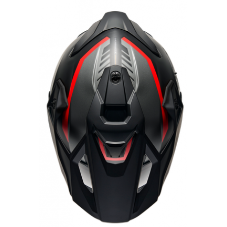 Адвенчър каска NEXX Y.TRAVL QUEST BLACK RED
