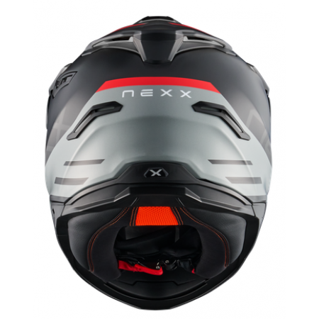 Адвенчър каска NEXX Y.TRAVL QUEST BLACK RED