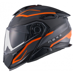 Каска NEXX X.LIFETOUR FLIP UP PRO MILE ORANGE GRAY