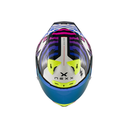 Каска NEXX X.R3R ZIGER PURPLE/BLUE