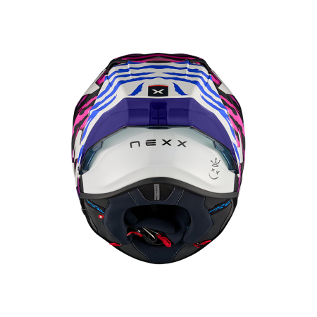 Каска NEXX X.R3R ZIGER PURPLE/BLUE