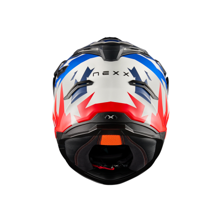 Адвенчър каска NEXX Y.TRAVL PRIMAL BLUE RED