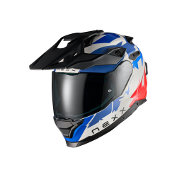 Адвенчър каска NEXX Y.TRAVL PRIMAL BLUE RED