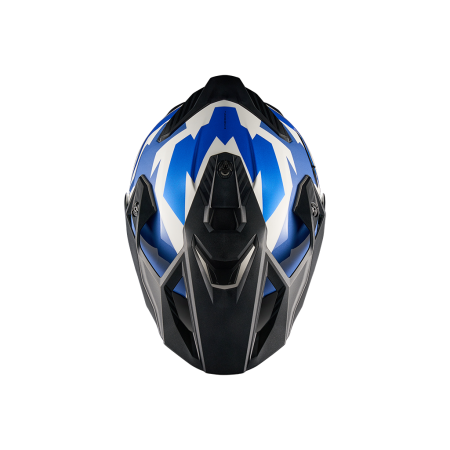 Адвенчър каска NEXX Y.TRAVL PRIMAL BLUE RED
