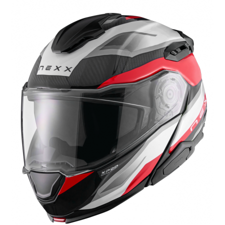 Каска NEXX X.LIFETOUR FLIP UP PRO MILE WHITE RED