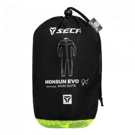 Цял дъждобран SECA MONSUN EVO BLACK/FLUO Цял дъждобран SECA MONSUN EVO BLACK/FLUO