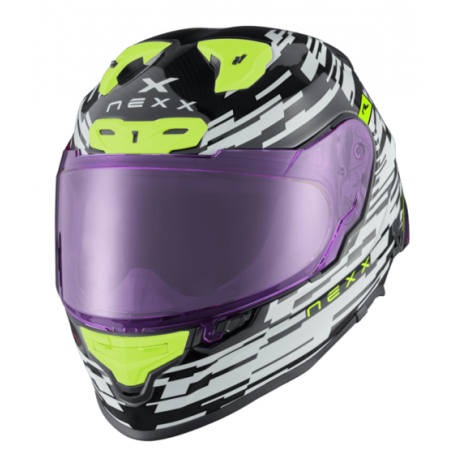 Каска NEXX X.R3R X.R3R GLITCH RACER RED WHITE