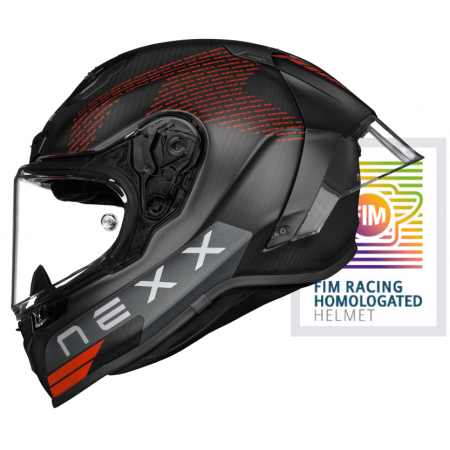 Каска NEXX X.R3R PRO FIM EVO CARBON BLACK MATT